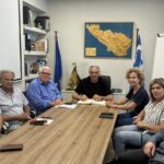 Επίσκεψη του Αντιπεριφερειάρχη Πρωτογενούς Τομέα, Φιλήμονα Ζαννετίδη, στο Δήμο Τήνου