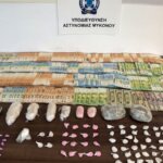 Δύο συλλήψεις στη Μύκονο για ναρκωτικά: 365 γρ. MDMA, 112 γρ. κοκαΐνης και 65.900 ευρώ σε αυτοκίνητο-«καβάτζα»