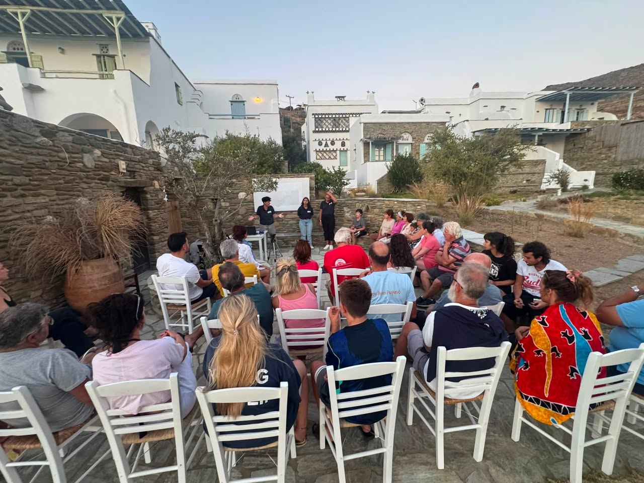 Το σεμινάριο πρώτων βοηθειών στον Άγιο Ρωμανό Τήνου