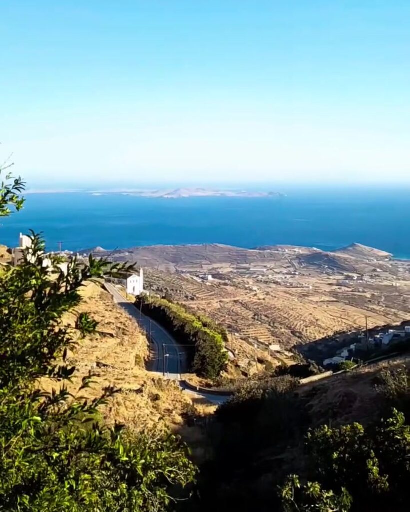 Η θέα από τον Αρνάδο Τήνου προς τη θάλασσα, Σεπτέμβριος 2026