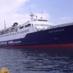 Το «Επτάνησος» σε μικρογραφία: το πλοίο της Strintzis που έπιανε Τήνο από τη Ραφήνα, σε τηλεκατευθυνόμενο μοντέλο