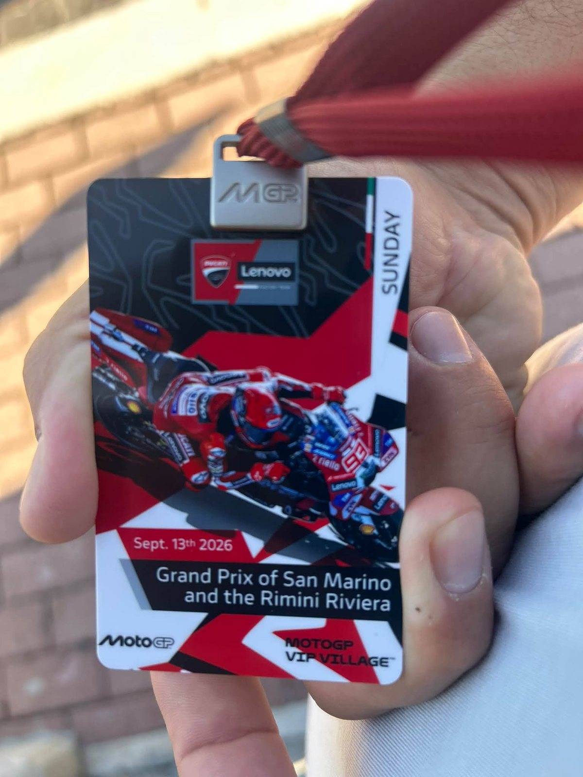 Πάσο MotoGP VIP Village Κυριακής 13 Σεπτεμβρίου 2026