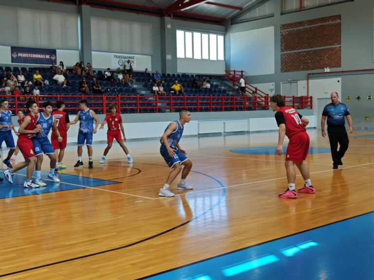Φάση από τον αγώνα – Περιστεριώνας Τήνου vs Α.Ο. Άνδρου, Rising Stars U18
