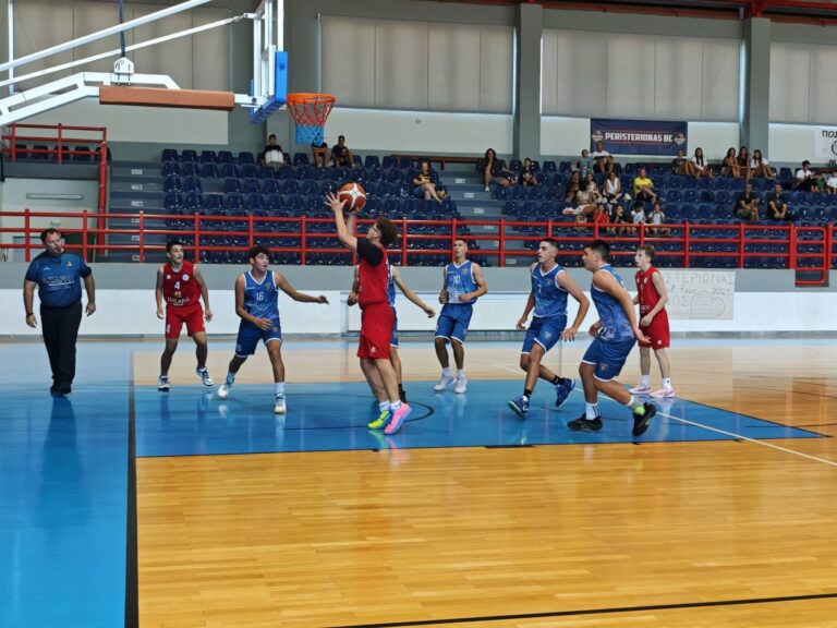 Κάτω από το καλάθι – Περιστεριώνας Τήνου vs Α.Ο. Άνδρου, Rising Stars U18