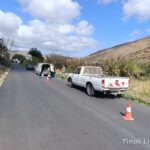 Δοκιμαστικές τομές στην άσφαλτο του δρόμου Τήνου – Καλλονής: η δουλειά περνά τώρα από το εργαστήριο