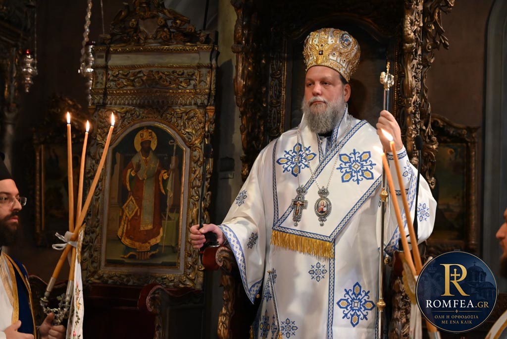 Ο Μητροπολίτης Νέας Ιωνίας Γαβριήλ στη Μεγαλόχαρη