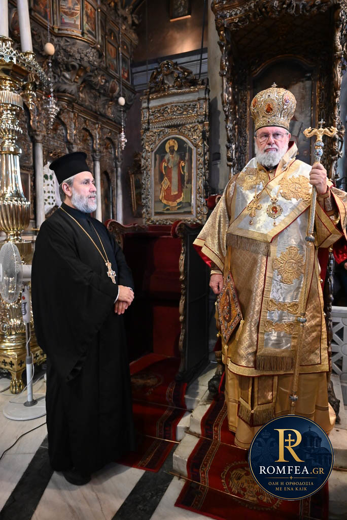 Ο Μητροπολίτης Αχαΐας Αθανάσιος στον Πανίερο Ναό της Ευαγγελιστρίας
