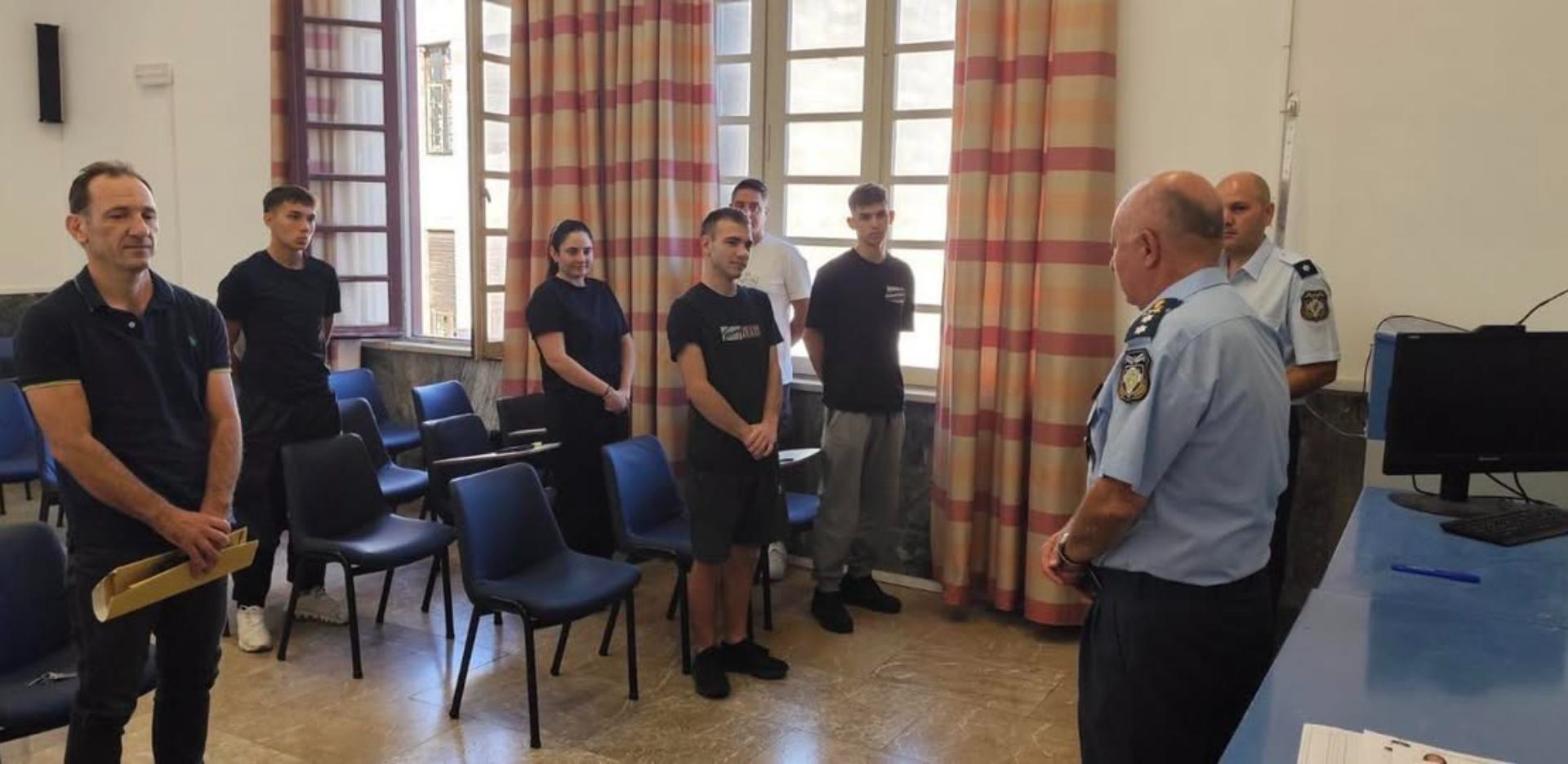 Ενημέρωση των νέων Δοκίμων Αστυφυλάκων