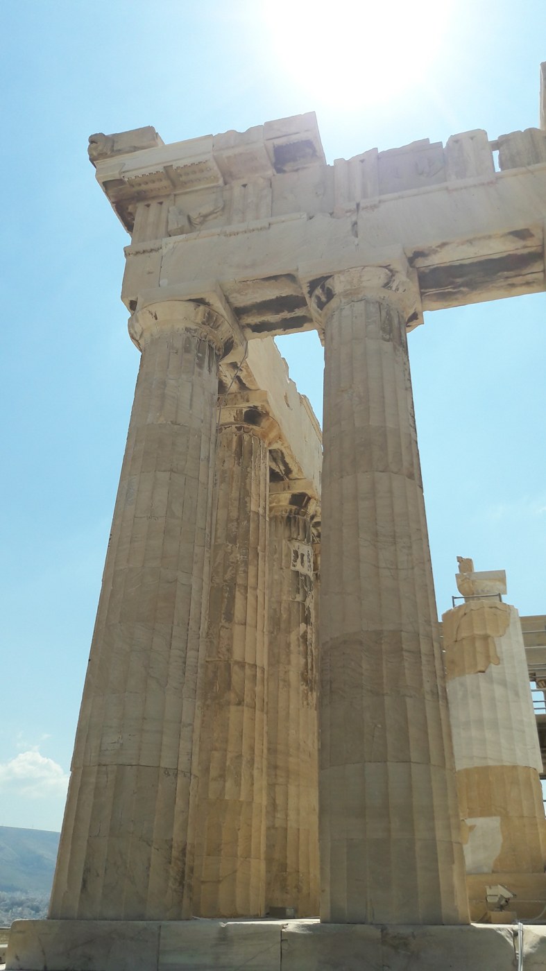 Οι κίονες του Παρθενώνα